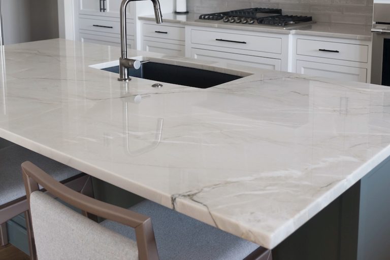 صفحه کابینت آشپزخانه از سنگ طبیعی گرانیت